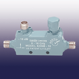 4244-10  耦合器-SMA（F）0.5 GHz至18 GHz，微型帶狀線（最大平坦+/- 0.5dB）50瓦