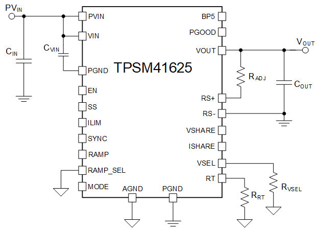 TPSM41625電源模塊替代方案